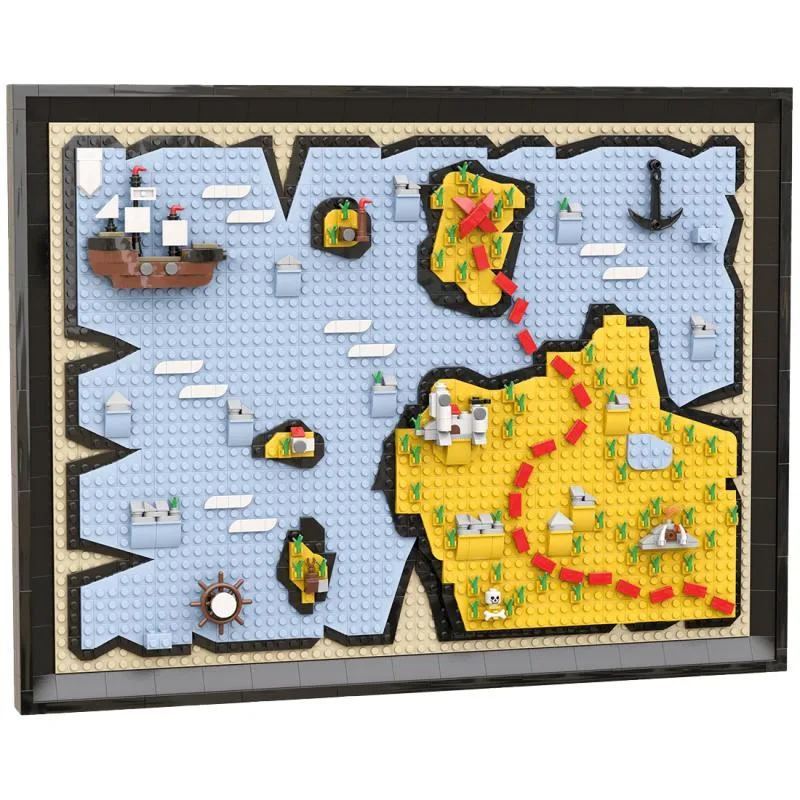 ZITIANYOUBUILD ZITIANYOUBUILD MOC-220230 Pirate Map Building Blocks 1510PCS — product photo