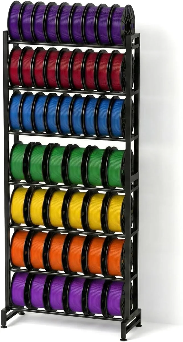 BFKK BFKK 7-Tier Filament Rack 84 Spools 130 lbs 200g-5kg 3d printers accessory — product photo
