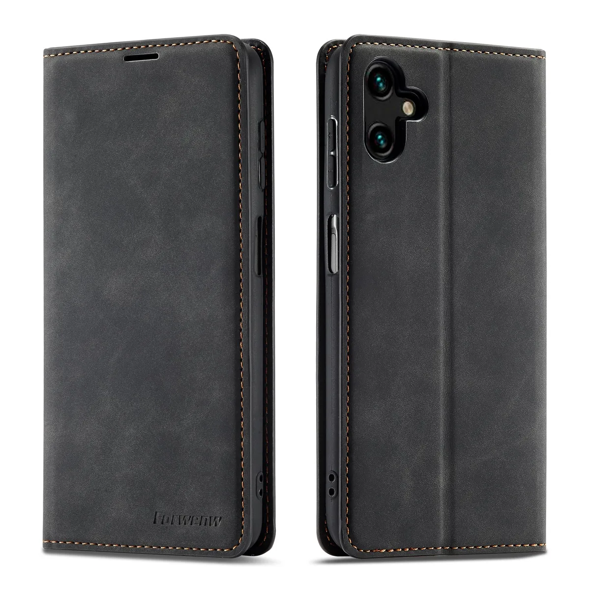 BONAEVER BONAEVER Case Samsung Galaxy A05 PU Leather Wallet Cover Black — product photo