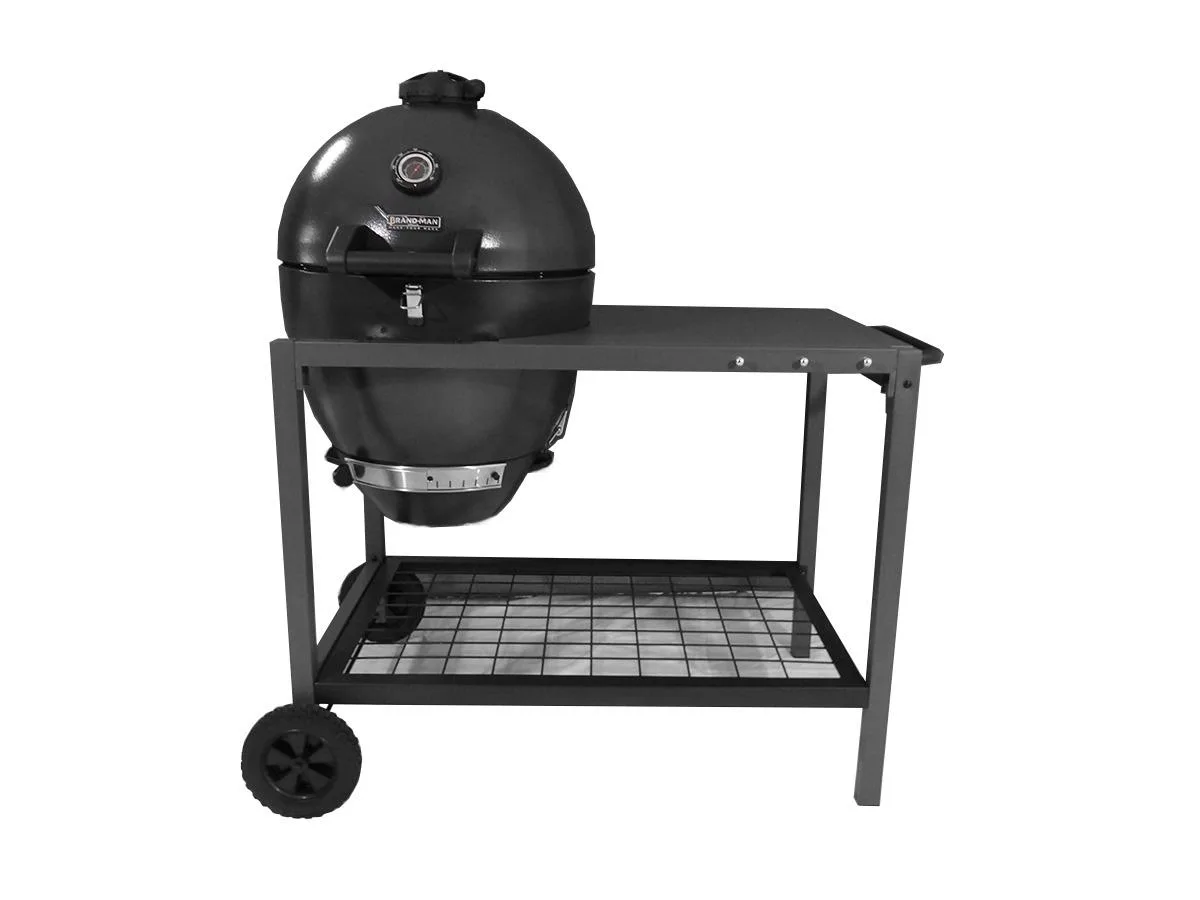 Brand-Man Grills Brand-Man Grills Rodeo Deluxe Steel Kamado 314 sq in with Large Prep Cart — product photo