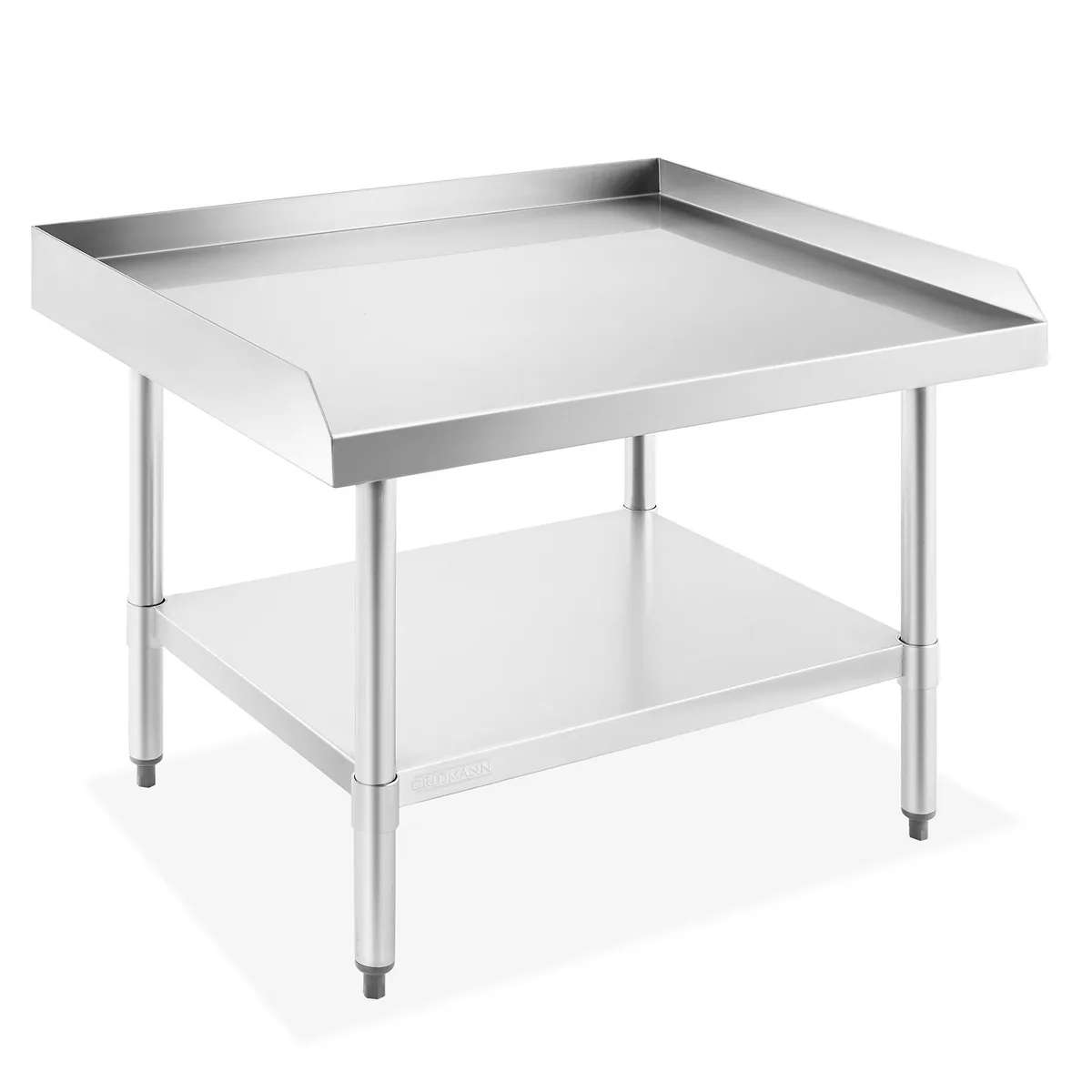 Gridmann Gridmann NSF 16-Gauge Stainless Steel 36"L x 30"W x 24"H Equipment Stand with Undershelf — product photo