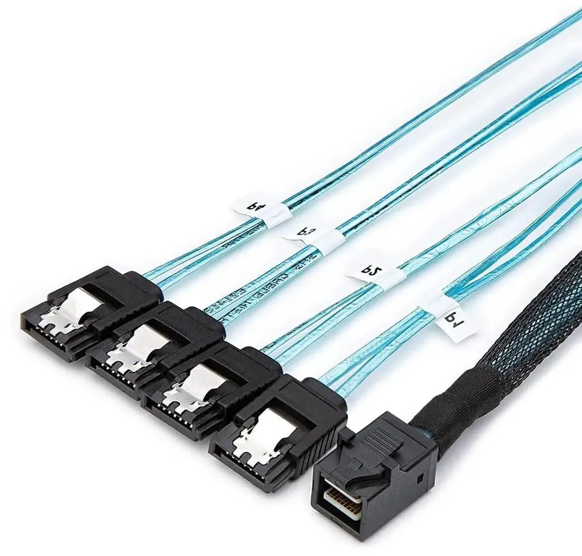 Vszerda Vszerda 2-Pack SFF-8643 to 4x SATA Cable 1.6FT/0.5M — product photo