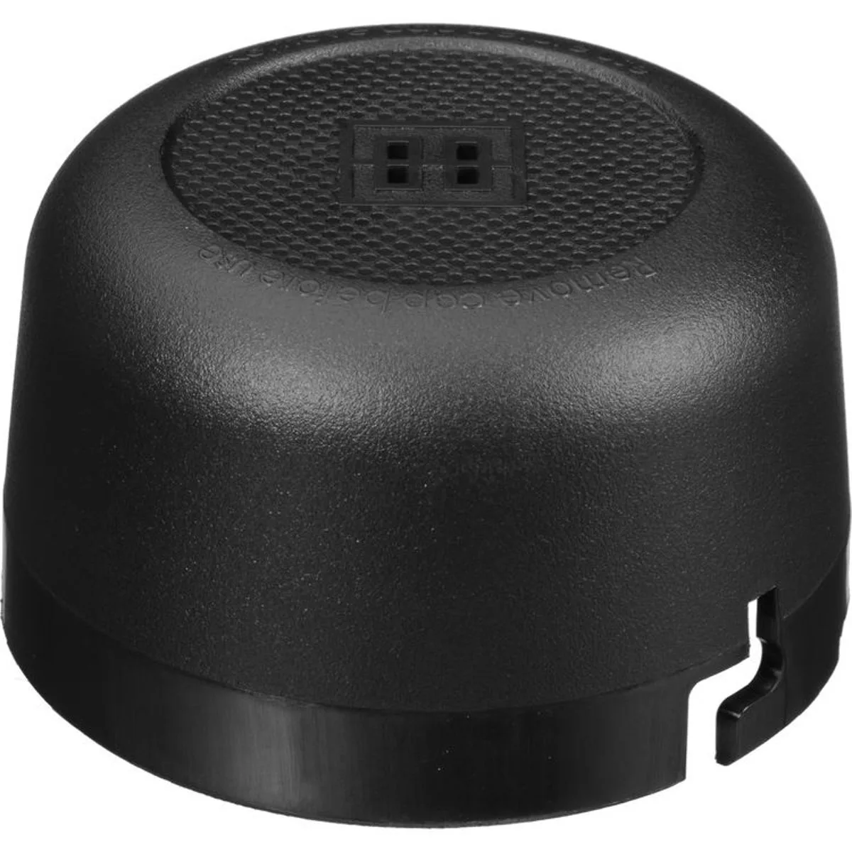 Black plastic protective cap for Elinchrom Quadra flash head