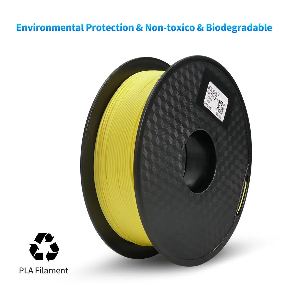 JG MAKER JG MAKER PLA Filament 1.75mm Yellow 1kg — product photo