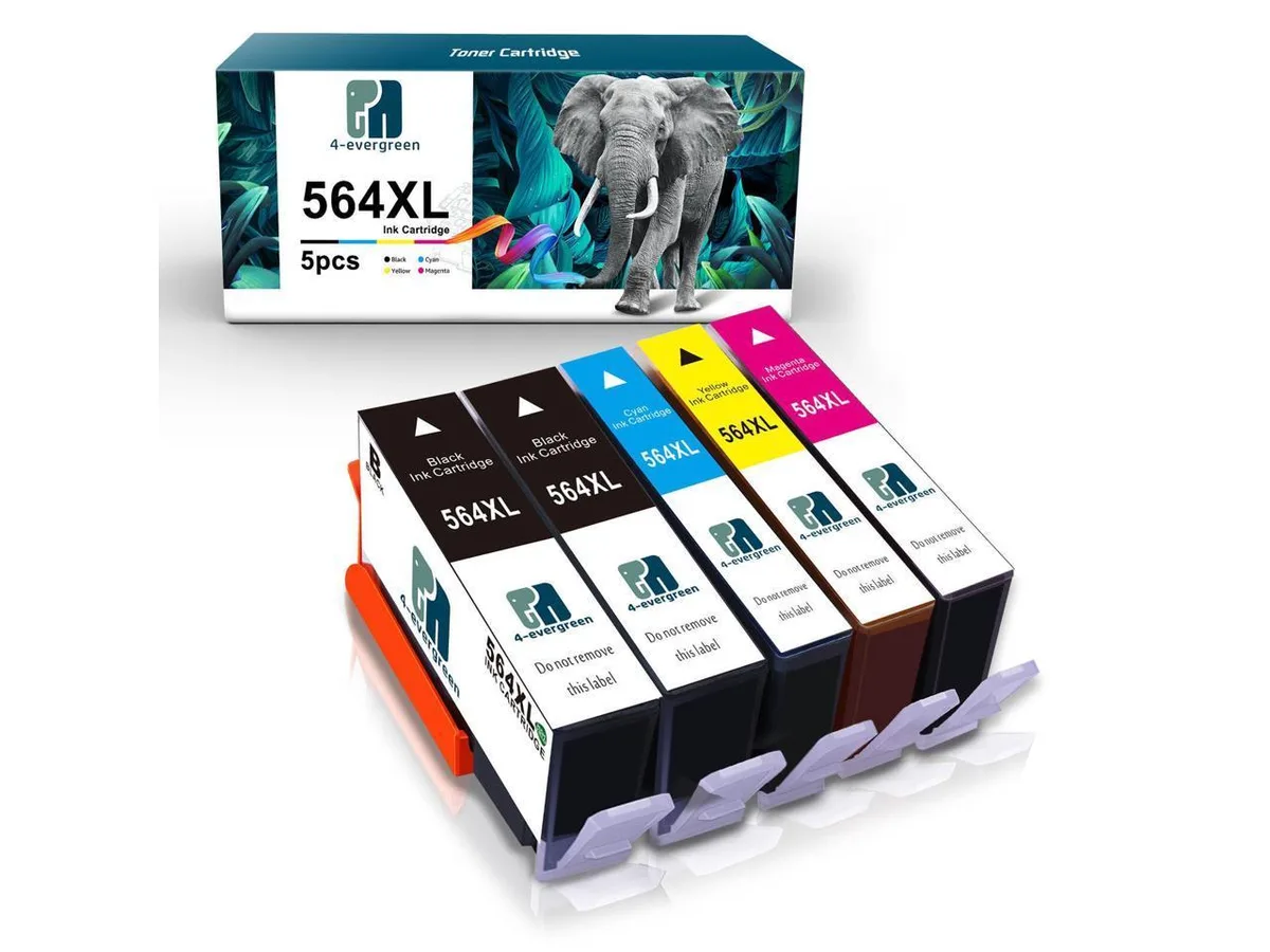V4ink V4ink 564XL 5-Pack Ink Cartridges (2 Black, Cyan, Magenta, Yellow) — product photo