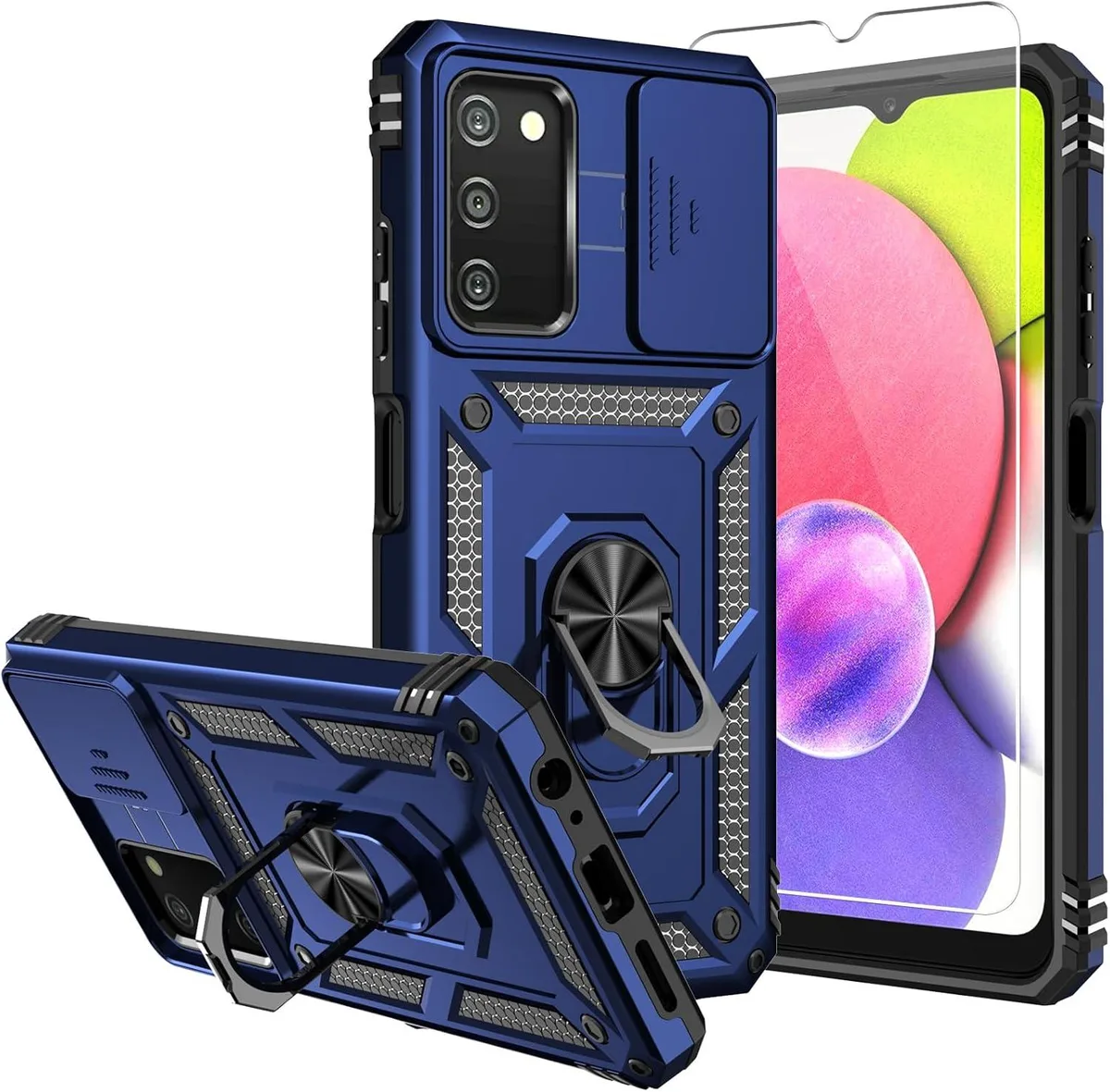 TAURKENAM TAURKENAM Samsung Galaxy A03S Case Blue — product photo