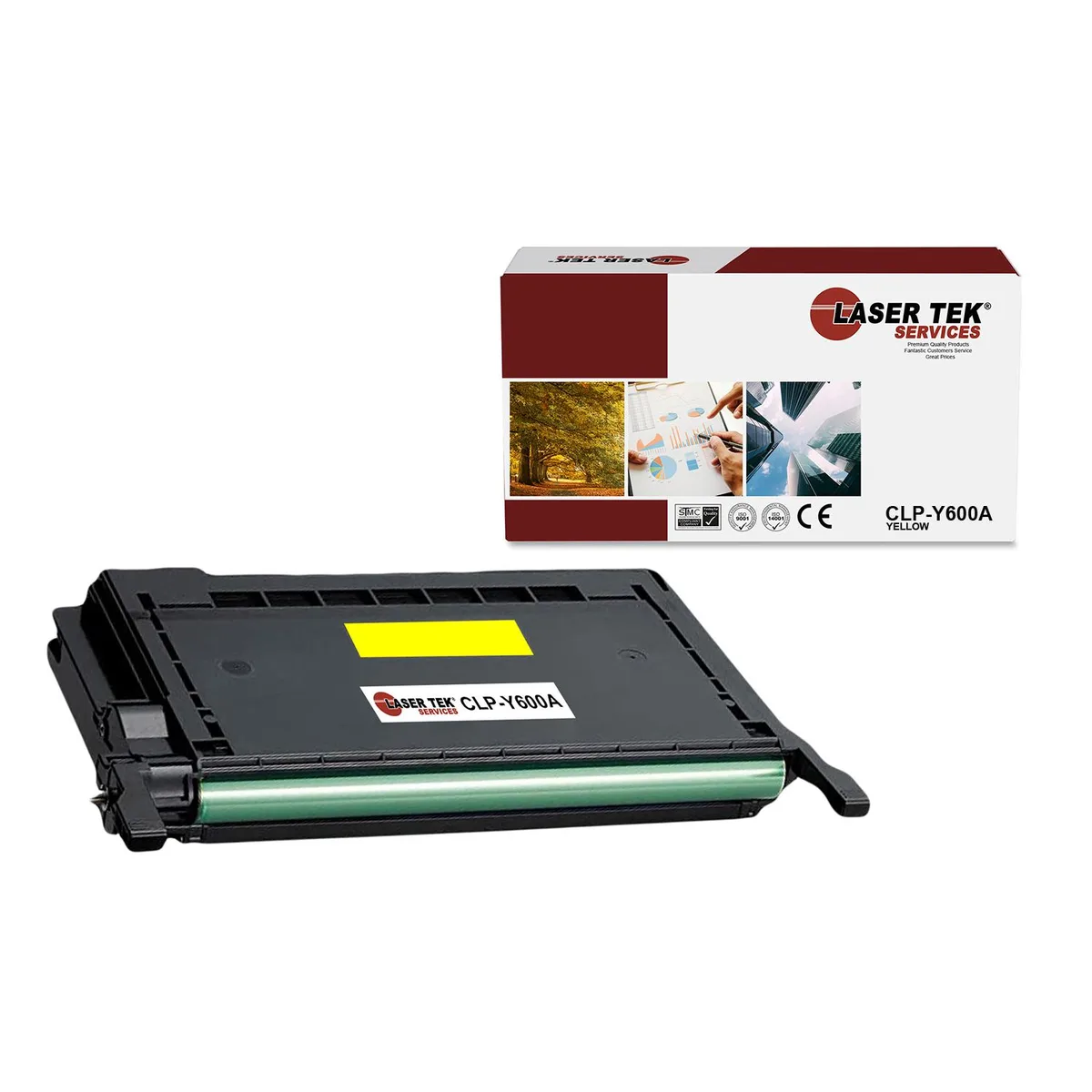 Laser Tek Services Laser Tek Services CLP-Y660B Yellow Toner Cartridge 4000 Pages — product photo