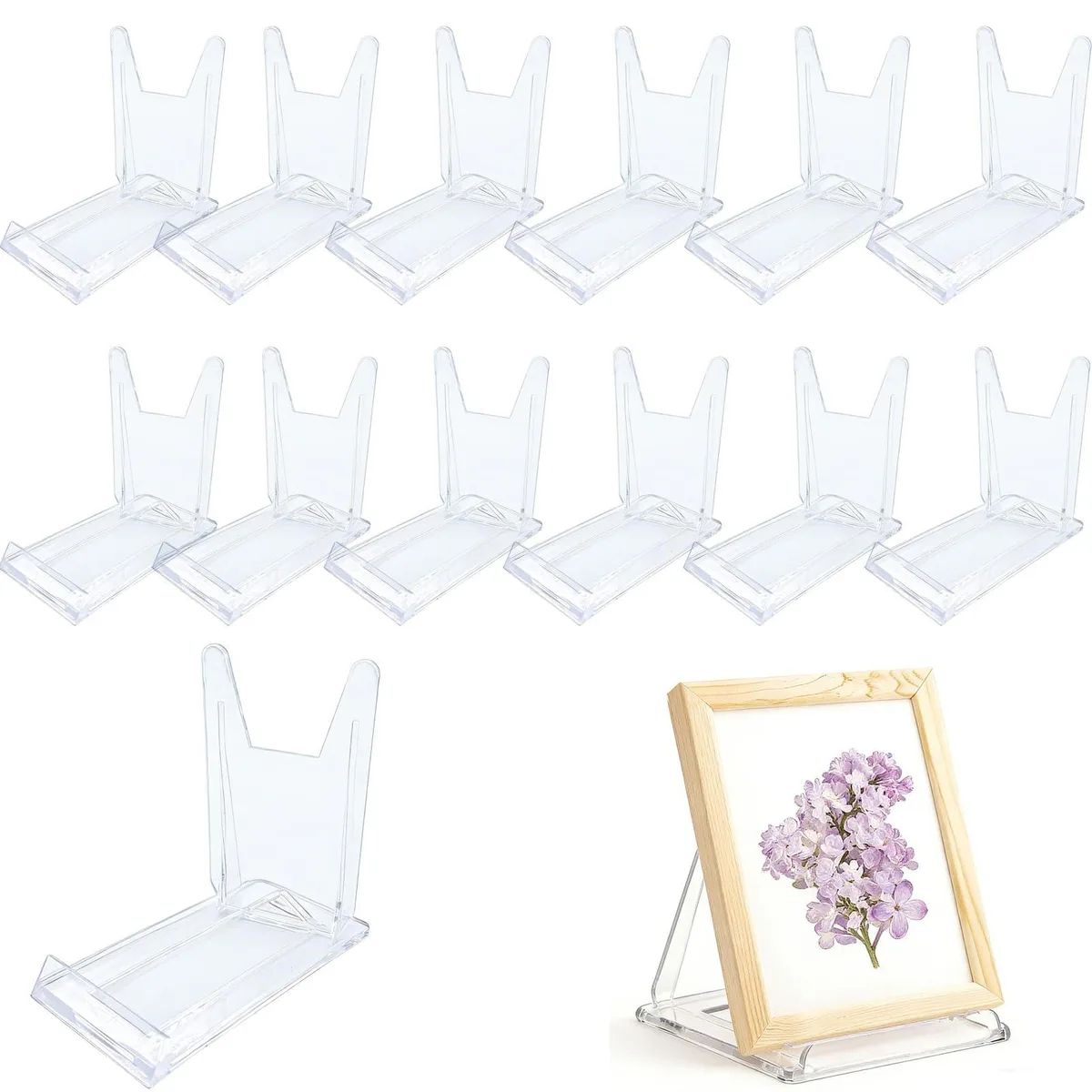  Knape &amp; Vogt Hfpengzan 1 12 Pack Clear Acrylic Display Stands 4.02 x 2.36 x 4.5 Inch — product photo