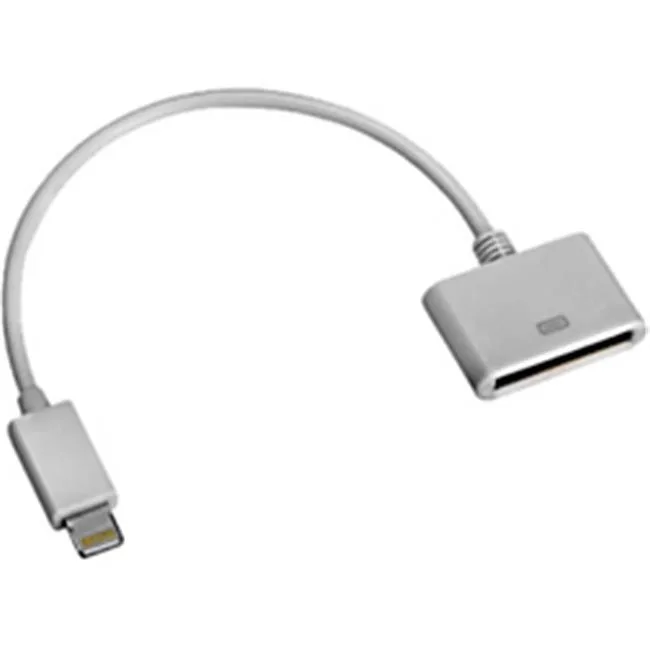 4XEM 4XEM 4X830PINACBL White 8 Pin to 30 Pin Lightning Cable Adapter 8 in — product photo