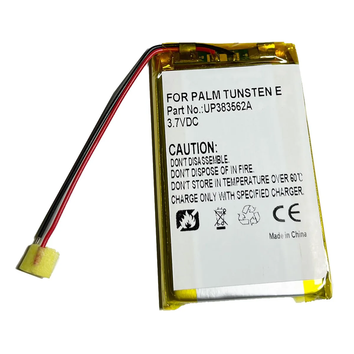 Centenex Electronics Centenex Electronics AS-BAPALMTUNGSTEN_E-3 1400mAh Li-Polymer battery handheld pcs accessory — product photo