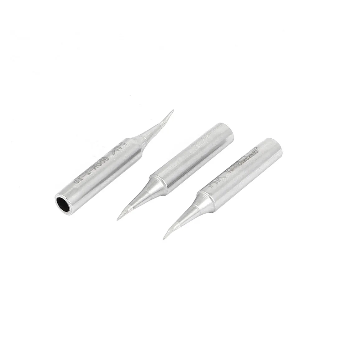 Unique-Bargains Unique-Bargains 900M-T-IS Soldering Iron Tip 3pcs Pointy Curved 43mm 6.5mm — product photo