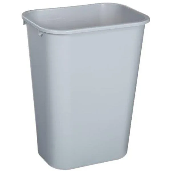 Rubbermaid Rubbermaid FG295700GRAY Deskside 10 gal Rectangular Indoor Plastic Gray — product photo