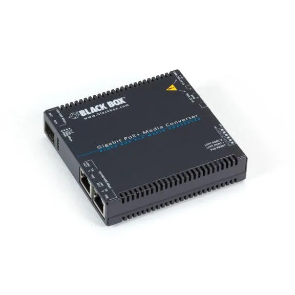 Black Box Corporation Black Box Corporation LGC5210A 2-port PoE+ network switch — product photo