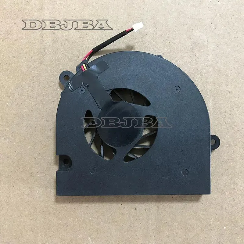 Small black laptop CPU cooling fan with three-pin connector