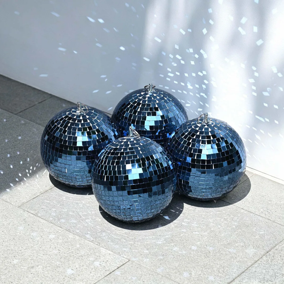Yescom USA, Inc. Yescom USA, Inc. 4PCS 7" Blue Disco Balls Party Supply — product photo