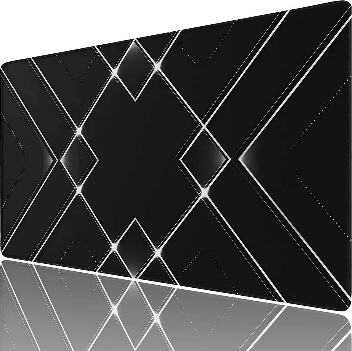 Keychron JH-d-003 Mouse Pad 31.5 x 15.7 in Black White — product photo
