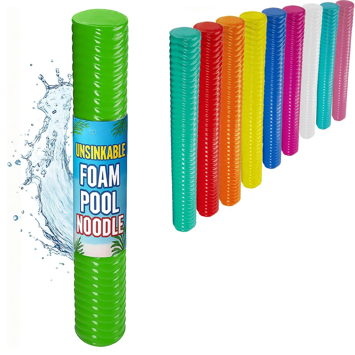 Vandue Corporation Vandue Corporation California Sun Deluxe Unsinkable Ultra Soft Foam Pool Noodle Key Lime 46in 5.5in 2.5lb — product photo