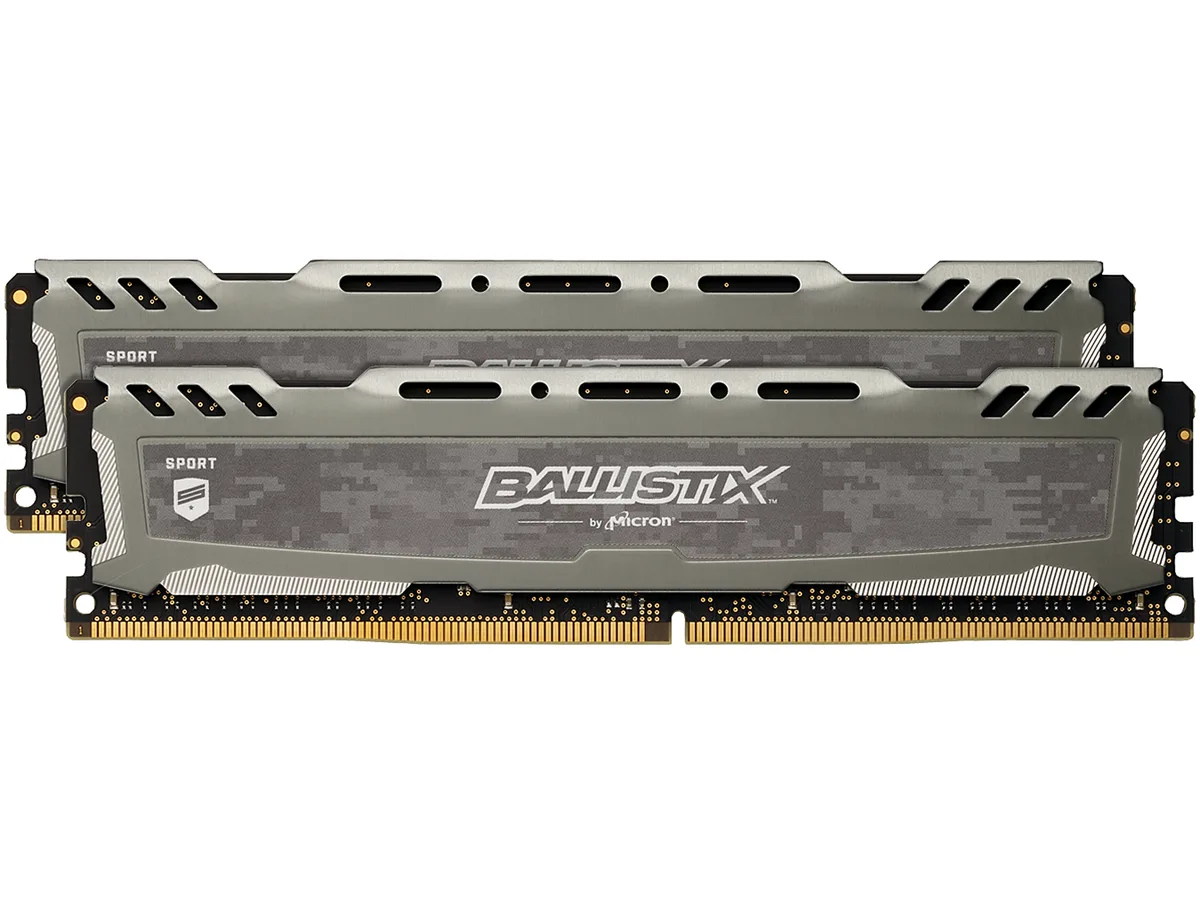 Ballistix Ballistix Sport LT 16GB 2x8GB DDR4 2400 CL16 BLS2K8G4D240FSB desktop RAM — product photo