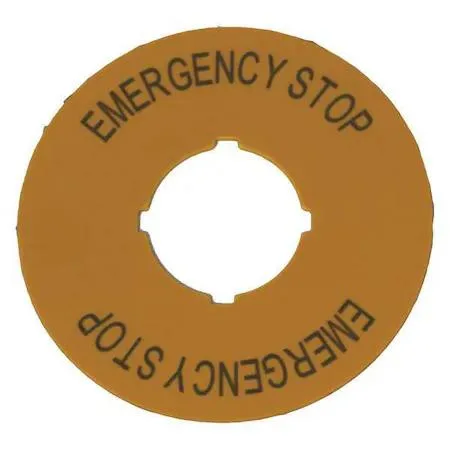 Eaton Eaton M22-XBK5 Legend Plate Emergency Stop 22.5 mm 60 mm — product photo