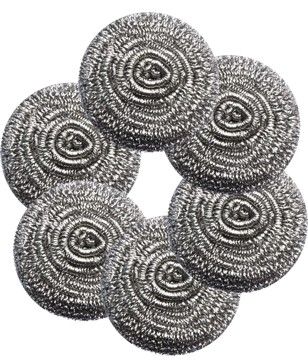  3M 24pcs Stainless Steel Scourers 2.76in 20g — product photo