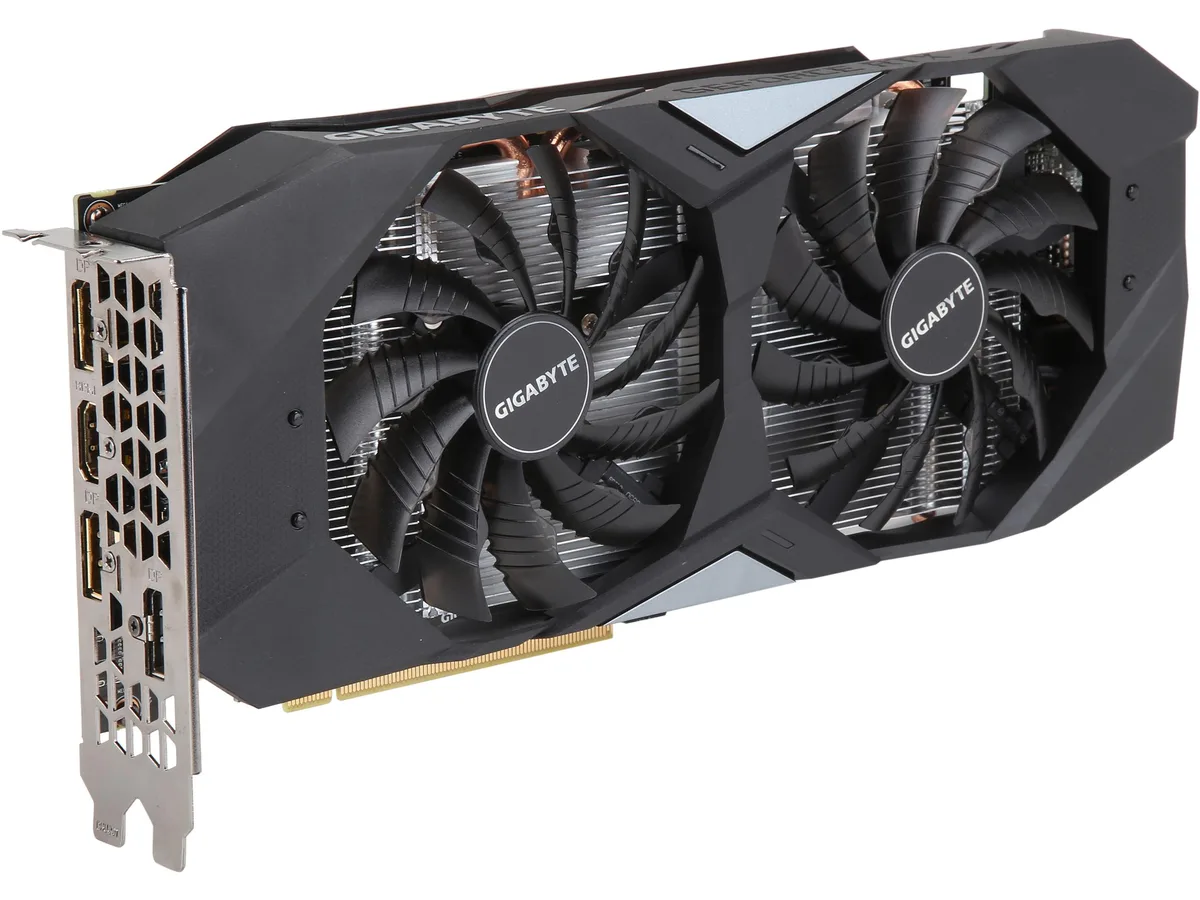 GIGABYTE GIGABYTE GV-N2060OC-6GD REV 2.0 GeForce RTX 2060 6GB graphics card — product photo