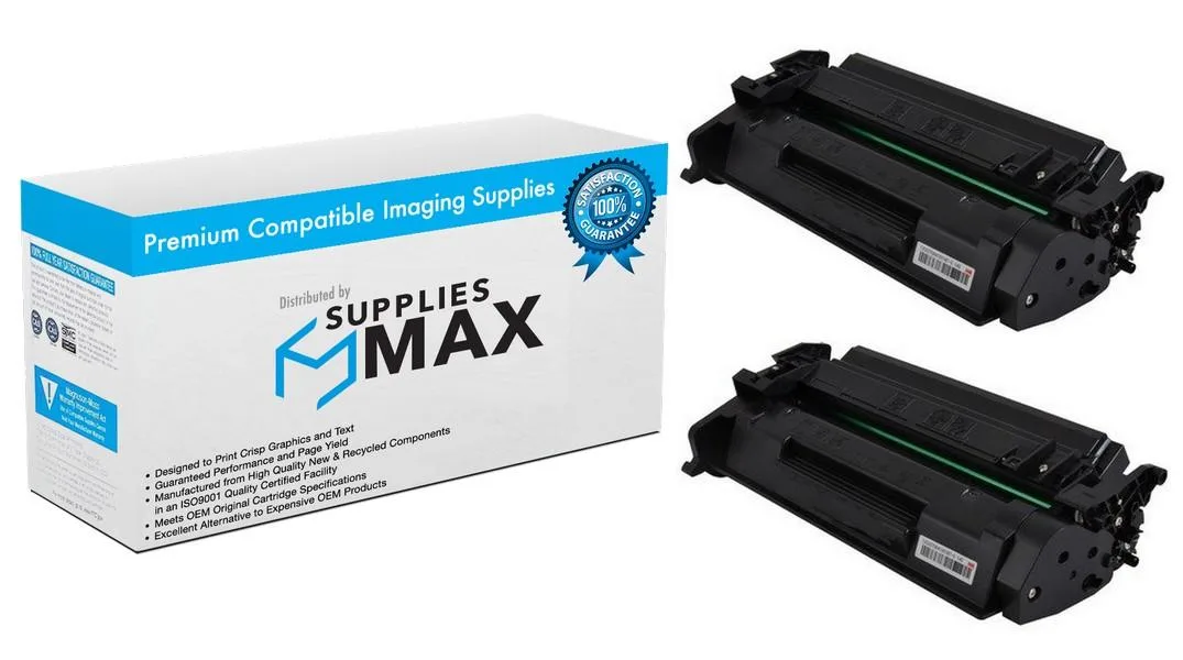 SuppliesMax SuppliesMax HEWW1480AJD1 Jumbo Toner Cartridge 2 Pack 10000 Pages — product photo
