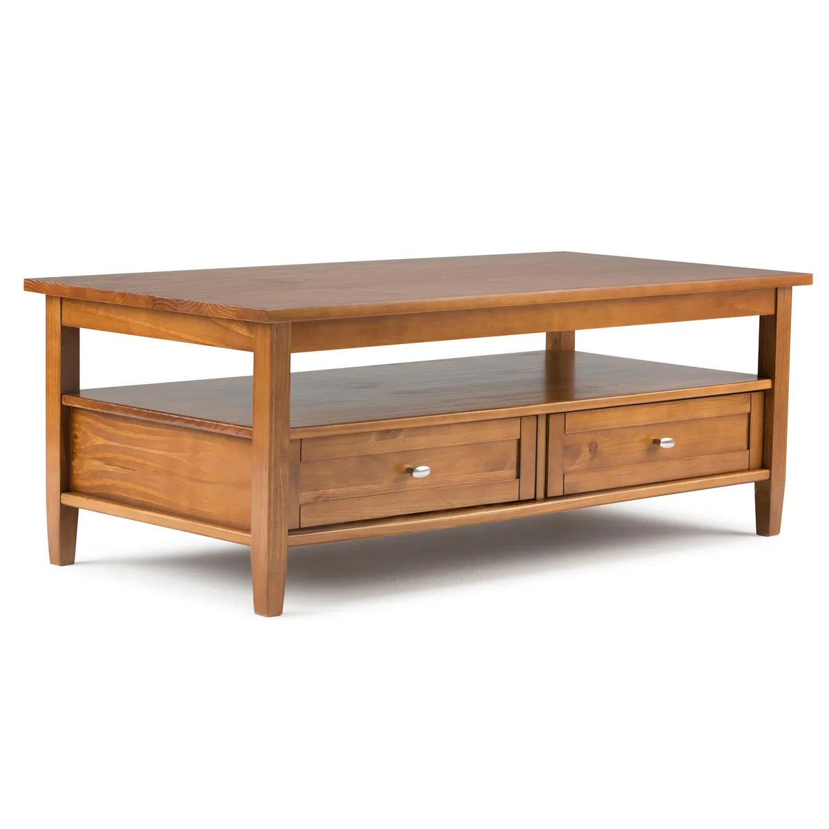tuphen tuphen Coffee Table Light Golden Brown 48" W 24" D 18.1" H — product photo