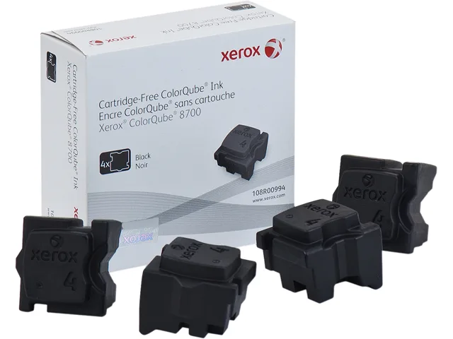 XEROX XEROX 108R00994 Solid Ink Cartridges 4 Sticks Black 9000 Pages — product photo