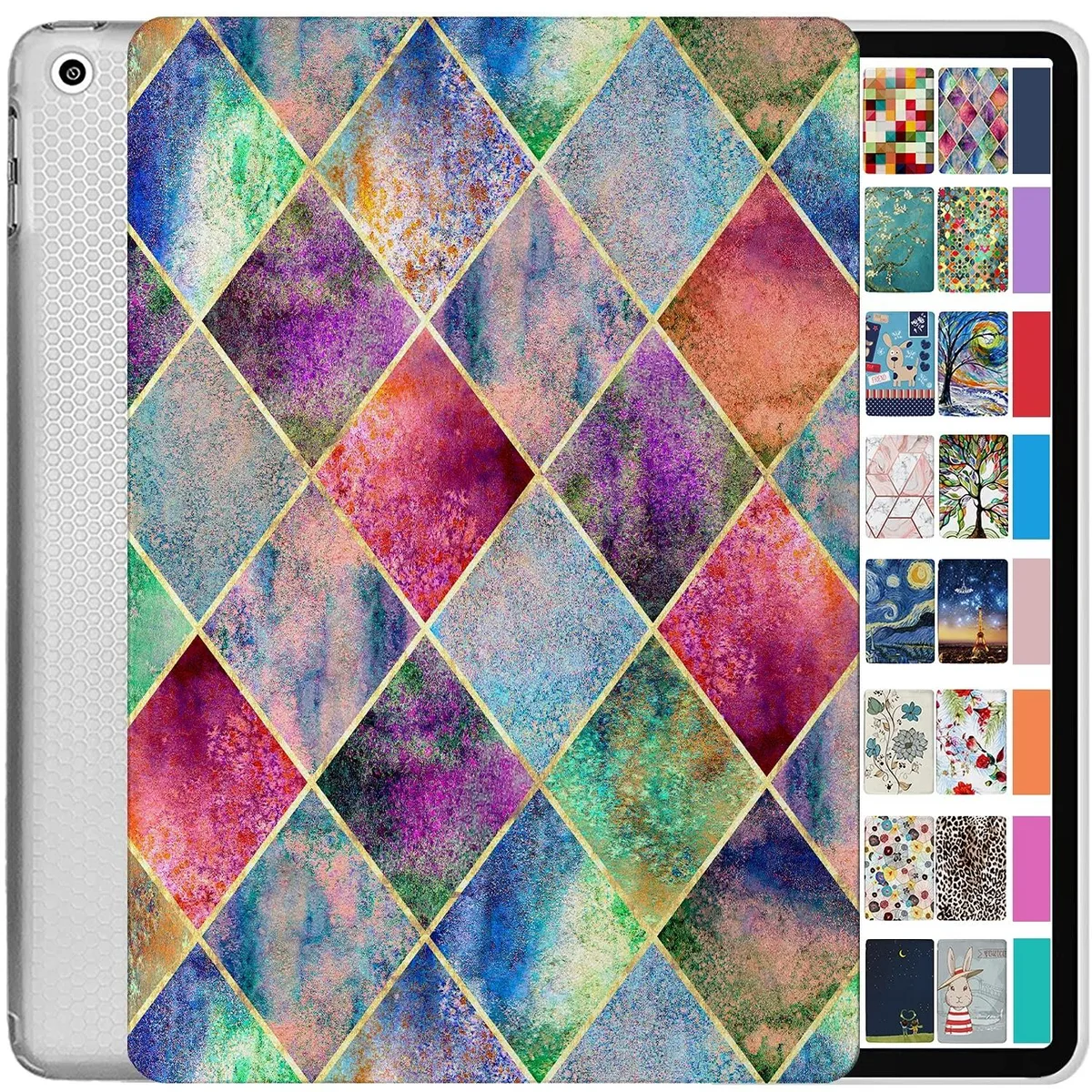 BoYata BoYata iPad Air 2 9.7 2014 Diamond Grid 2 in 1 accessory — product photo