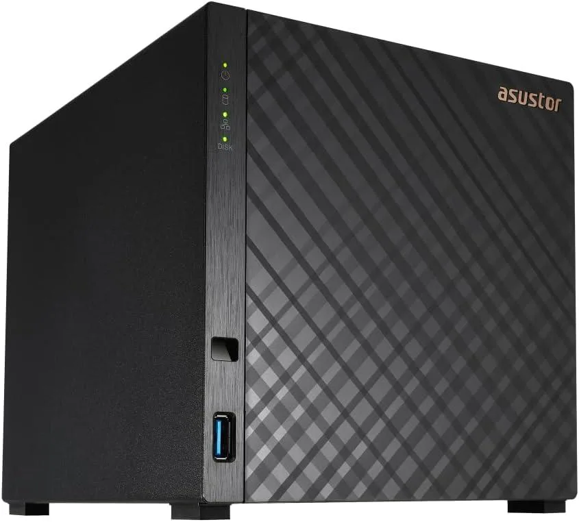 ASUSTOR ASUSTOR AS1204T NAS 4-Bay 1.7GHz 1GB DDR4 2.5GbE — product photo