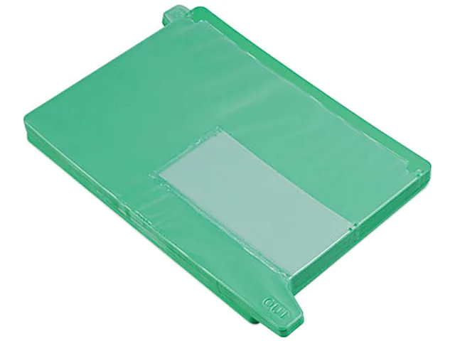 Smead Smead 61952 End Tab Out Guides with Pockets Poly Letter Green 25/Box Accessory — product photo