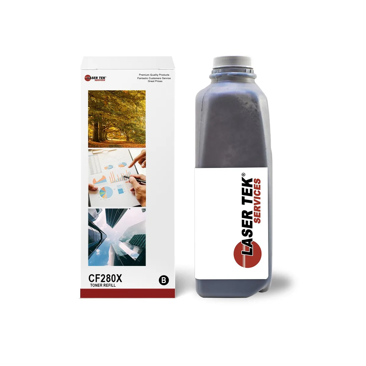 Laser Tek Services Laser Tek Services Toner Refill Kit for HP CF280X 80X — product photo