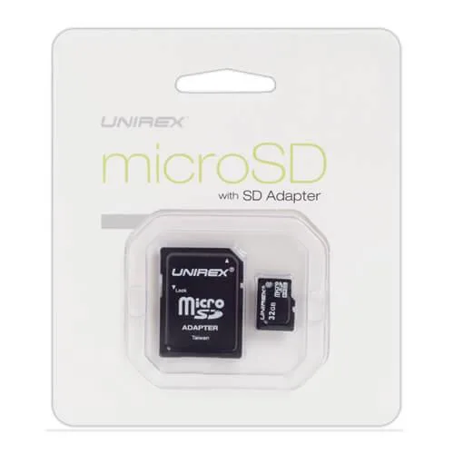Unirex Corporation Unirex Corporation MSU165 16GB MicroSD memory card — product photo