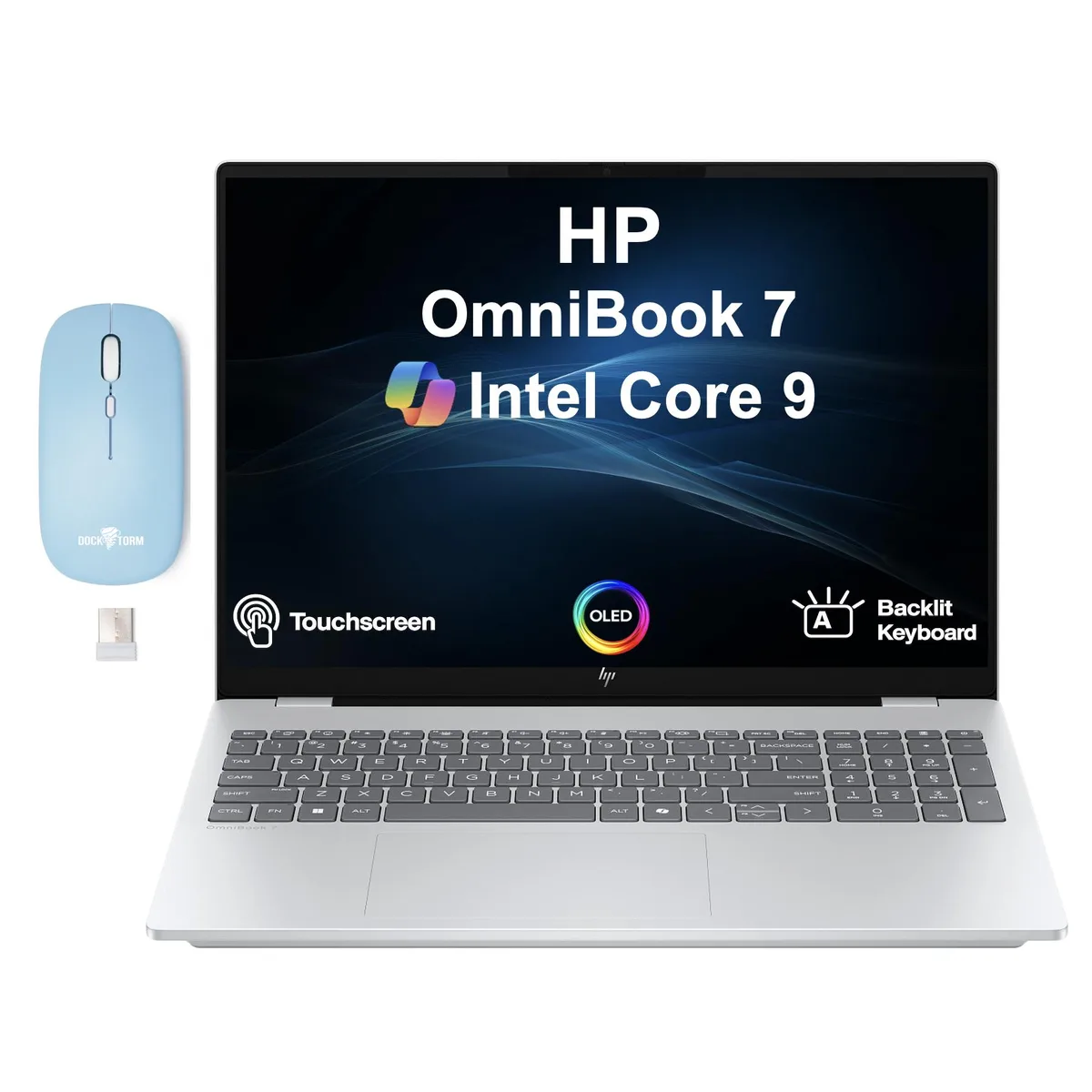 HP HP OmniBook 7 Creator laptop 16.0" OLED touchscreen 2048x1280 Core Ultra 9 270H 32GB DDR5 2TB PCIe SSD — product photo