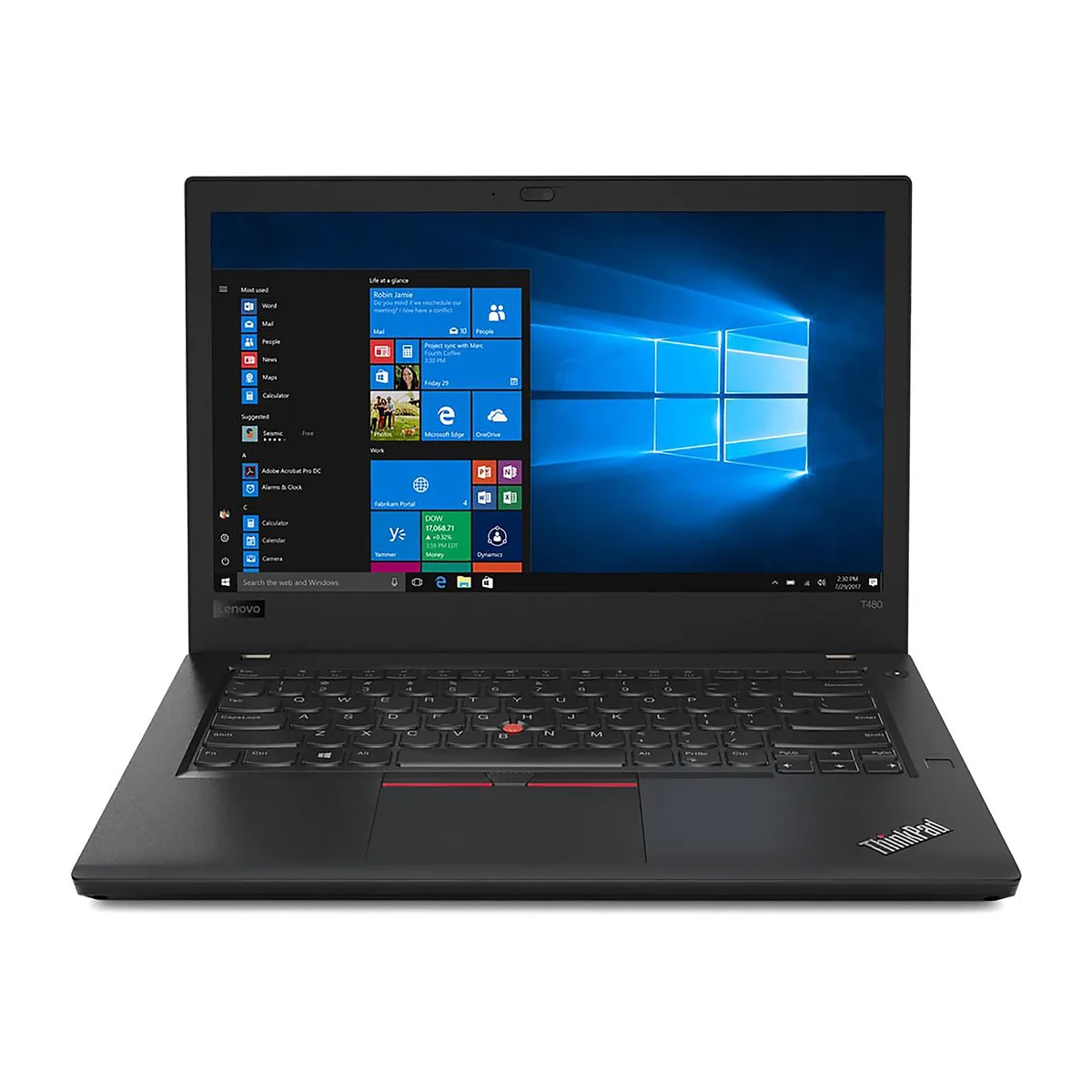 Lenovo Lenovo ThinkPad T480 14" HD i5-8250U 8GB 500GB SSD No OS — product photo