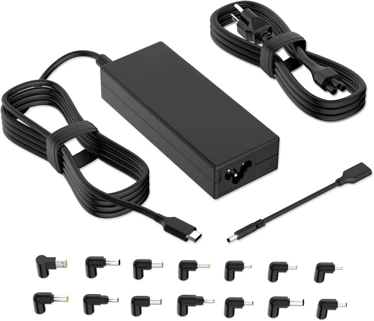PISKEKAT PISKEKAT 100W USB-C Laptop Charger 15 Tips — product photo