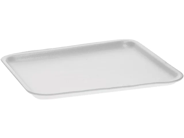 Pactiv Pactiv 0TF108S00000 #8S White Foam Tray 10" x 8" x .65 — product photo