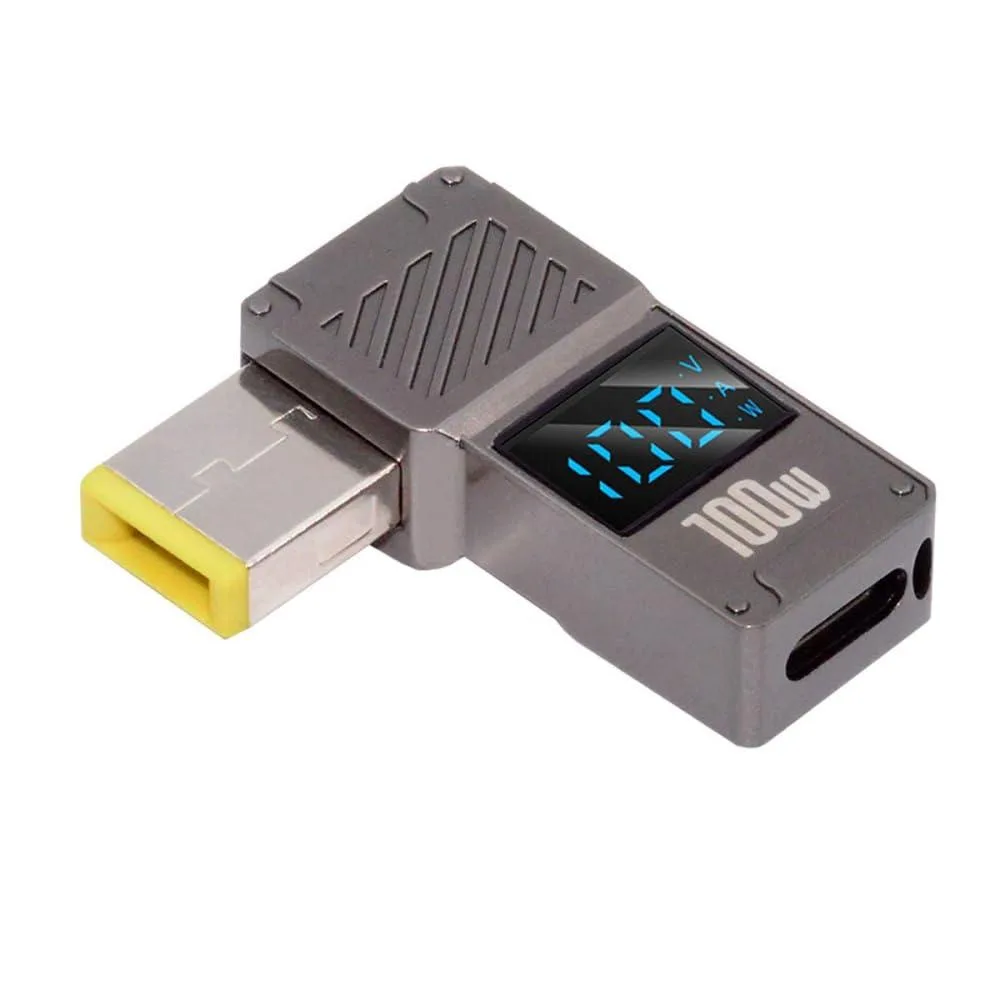 Fervit Fervit USB-C to DC 20V 5A 100W PD adapter 90° LED display — product photo