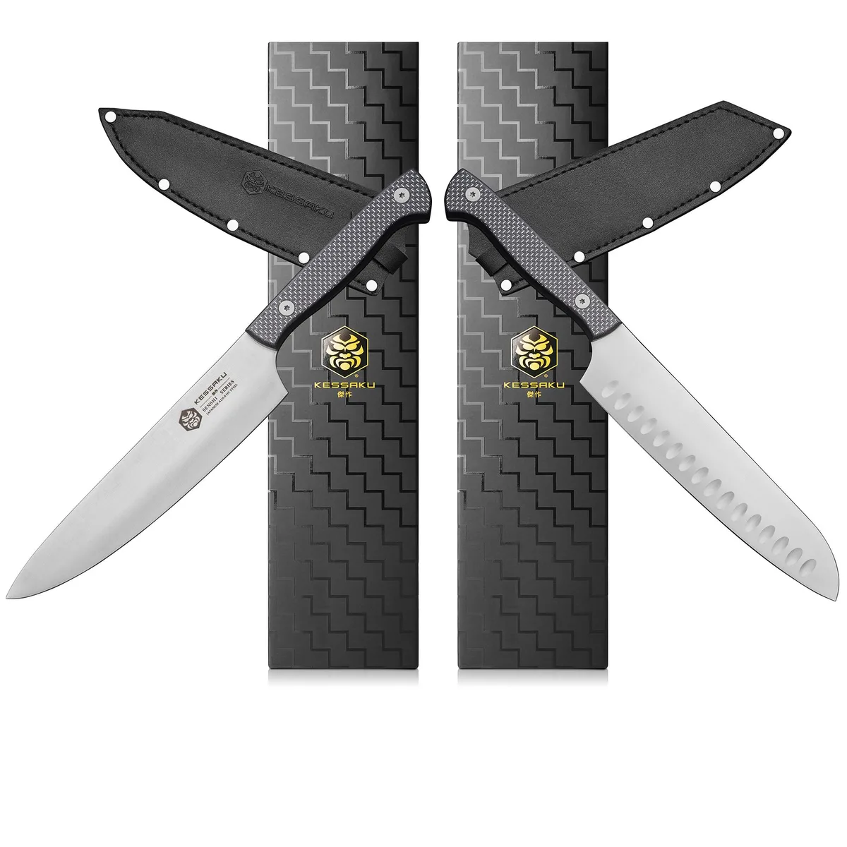 Kessaku Kessaku Senshi 8" Chef &amp; Santoku 3-Piece Set — product photo