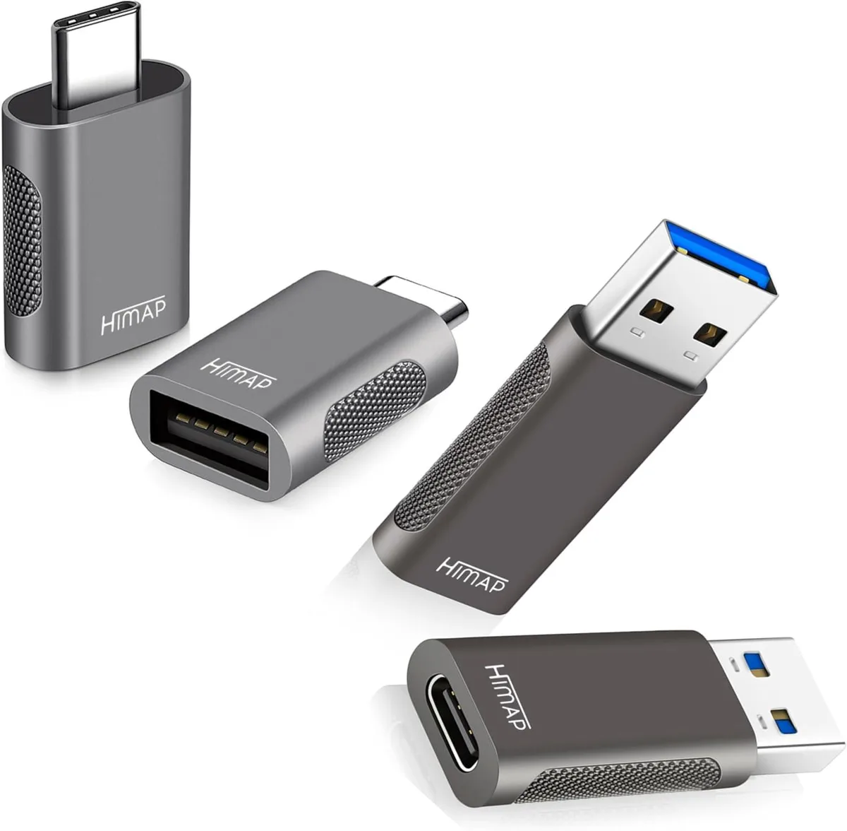 Brainwavz Brainwavz USB Display Adapter 4-pack 2×USB-C to USB-A 2×USB-A to USB-C — product photo