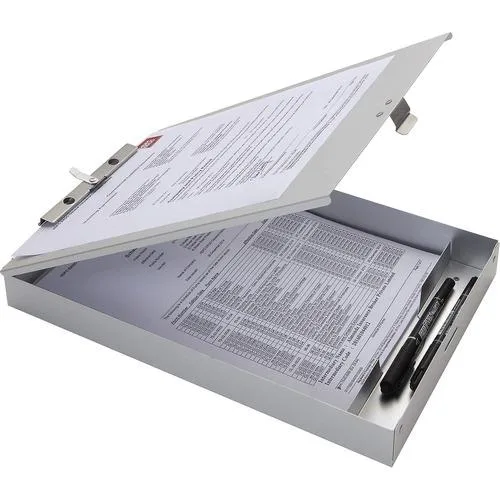 Business Source Business Source BSN49262 Clipboard Clip Silver 50-doc storage — product photo