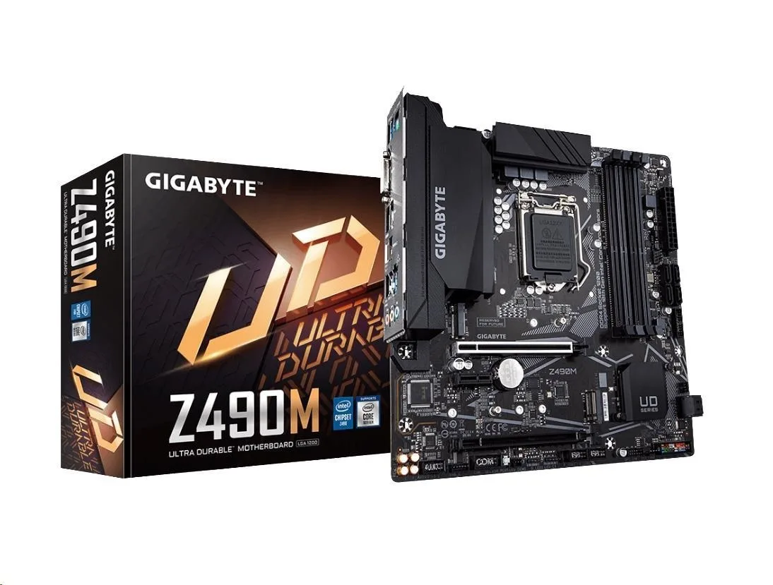 GIGABYTE GIGABYTE Z490M LGA 1200 Micro ATX Intel motherboard — product photo