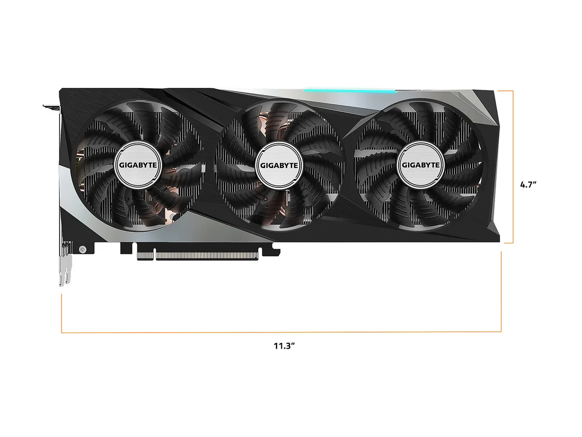 GIGABYTE GIGABYTE GV-R69XTGAMINGOC16GD Radeon RX 6900 XT graphics card — product photo