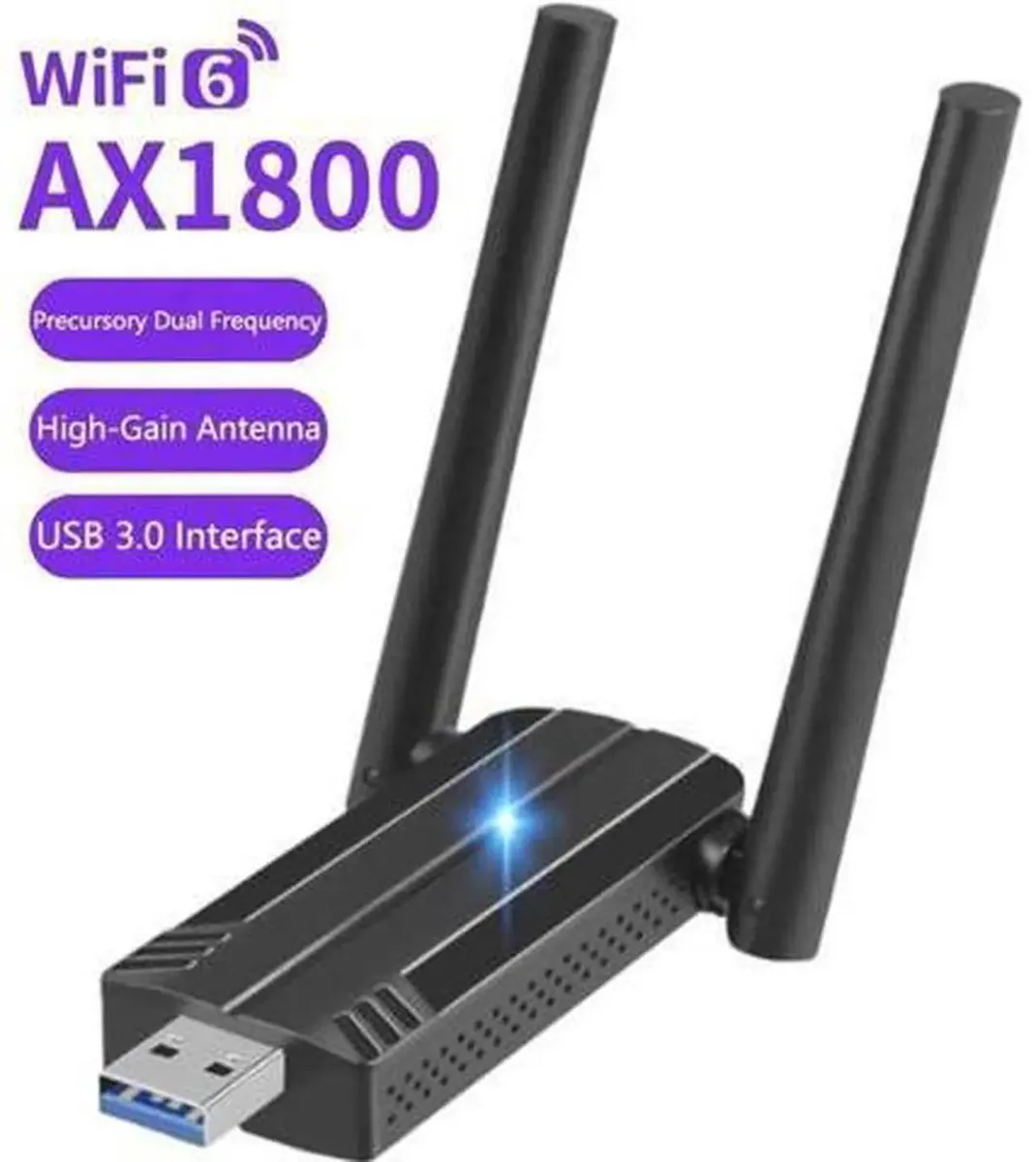 SMUGDESK SMUGDESK USB 3.0 WiFi 6 AX1800 Wireless Adapter — product photo