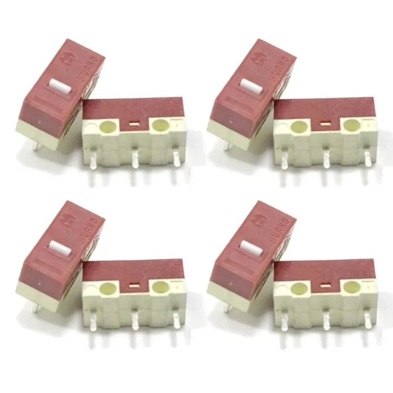 YINGHUA YINGHUA 8pcs Mouse Micro Switch 5M Clicks White Dot 3-Pin — product photo