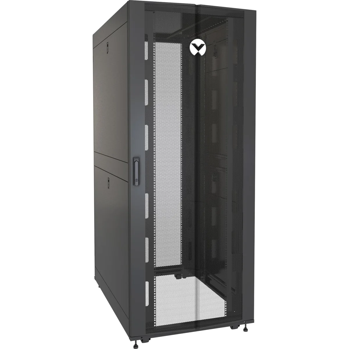 Emerson Network Power Solutions Emerson Network Power Solutions VR3350 42U server rack with doors sides casters — product photo