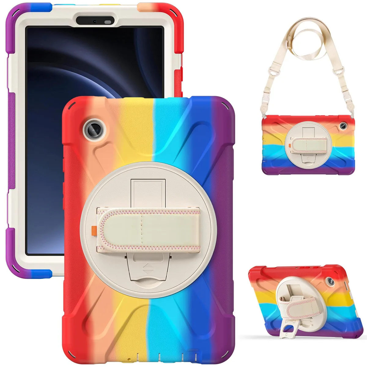 BONAEVER BONAEVER SM-X110/SM-X115/SM-X117 laptop case 8.7 inch Rainbow Red — product photo