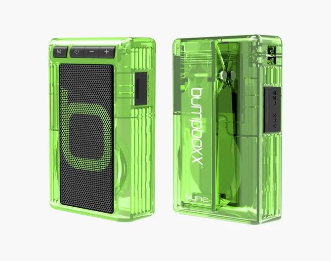 bumpboxx bumpboxx Retro Pager Clear Green boombox — product photo