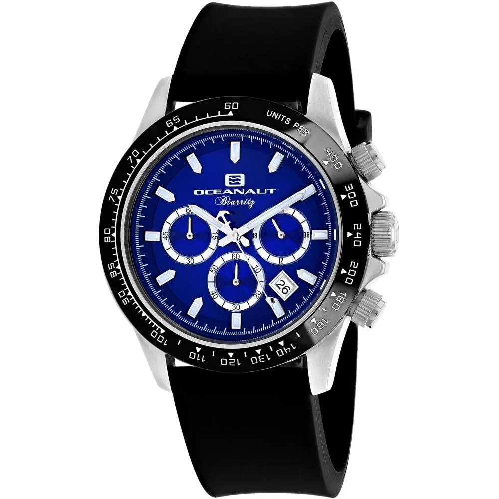 OCEANAUT OCEANAUT OC6113R Biarritz Blue Chronograph Watch 44mm 100m — product photo
