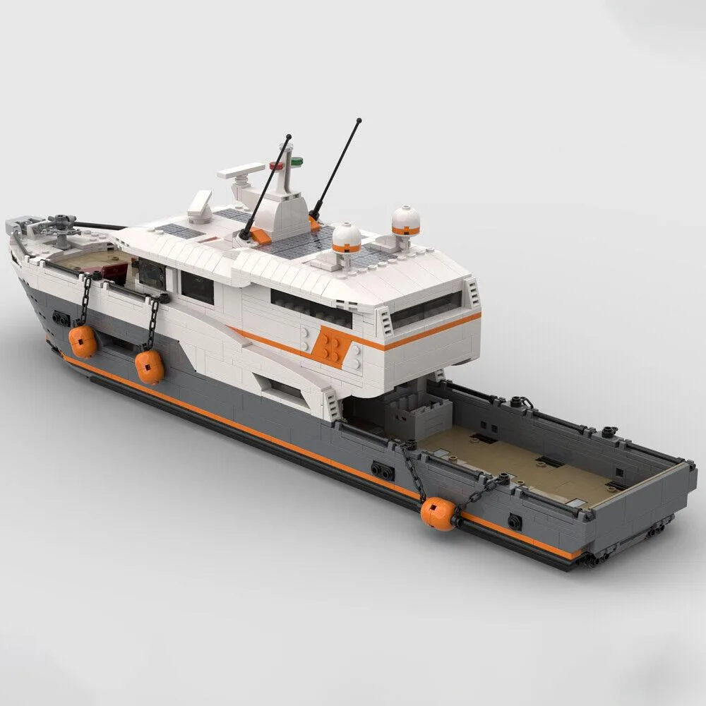 ZITIANYOUBUILD ZITIANYOUBUILD MOC-155372 Expedition Yacht 1686 Parts Educational Building Set — product photo